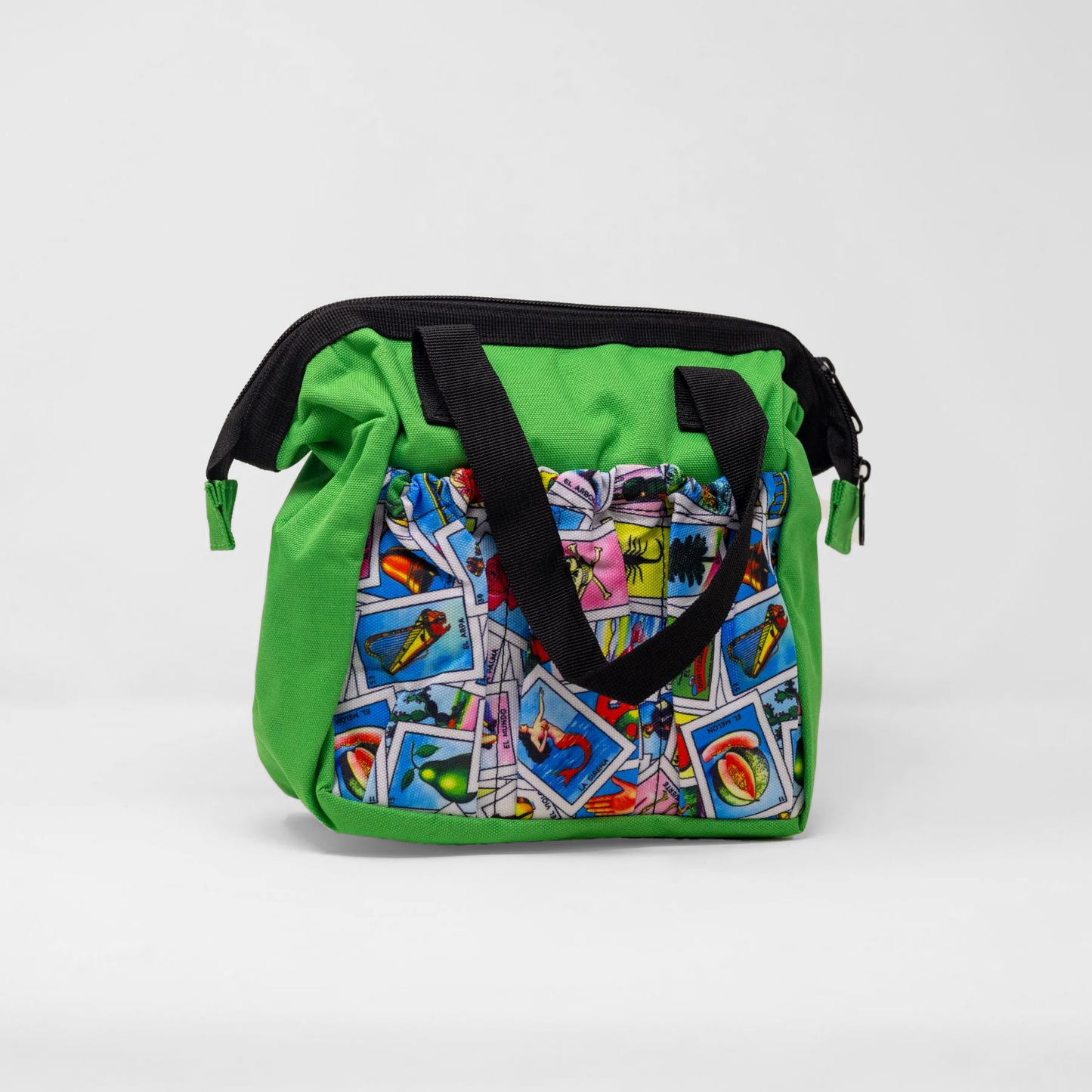 6 Pocket Loteria Cloth Bag - Green | Bags | Bingo Pro Shop