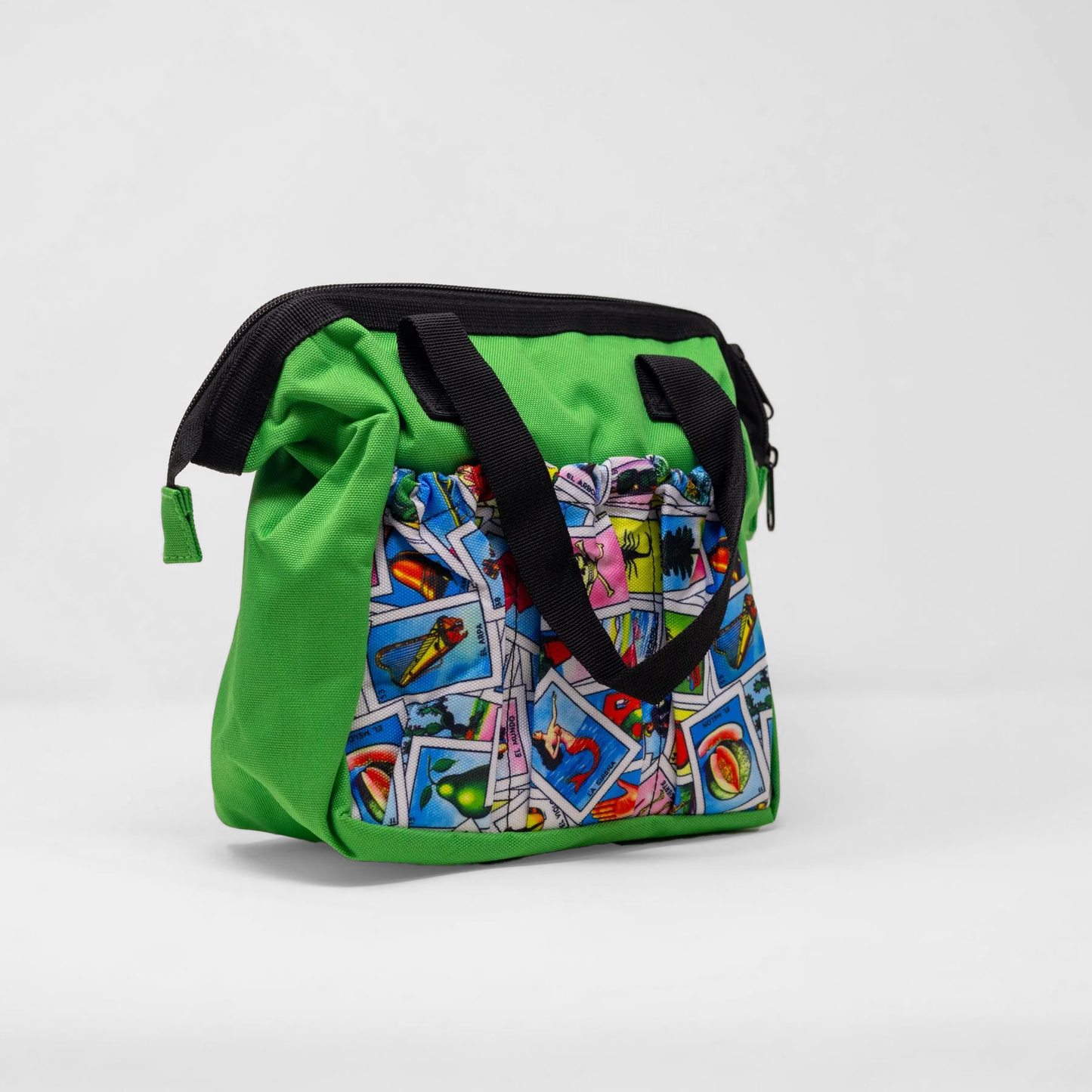 6 Pocket Loteria Cloth Bag - Green | Bags | Bingo Pro Shop