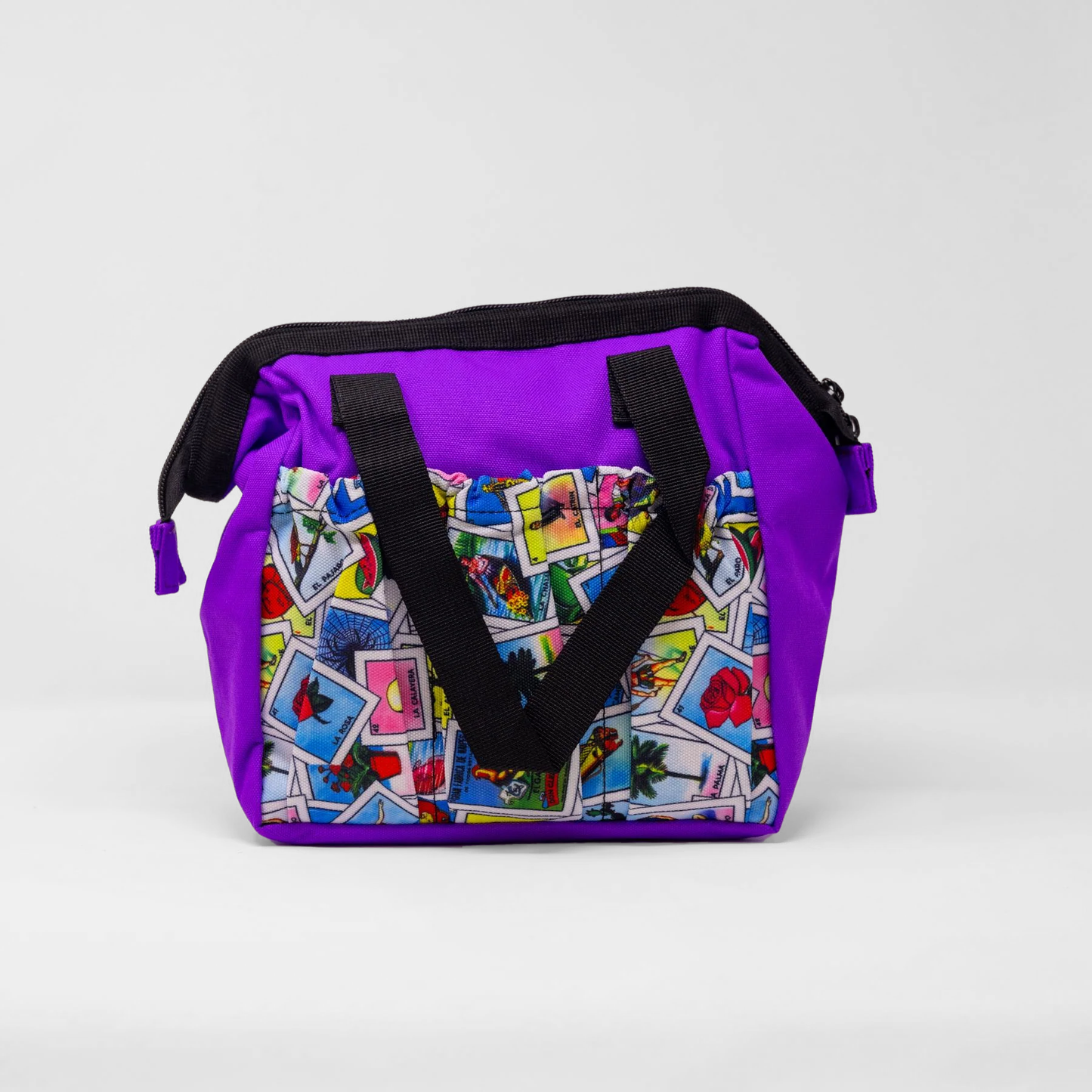 6 Pocket Loteria Cloth Bag - Purple | Bags | Bingo Pro Shop