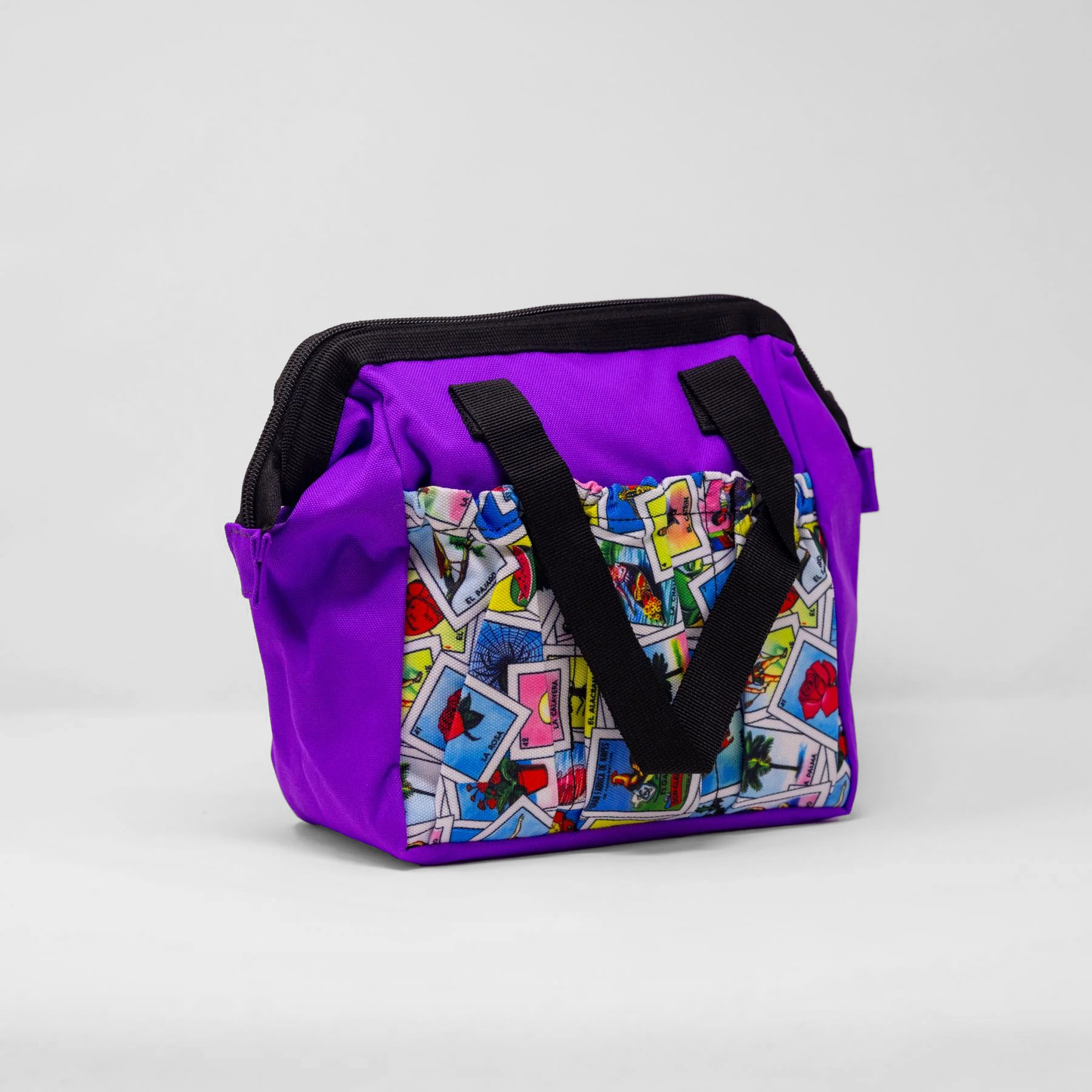6 Pocket Loteria Cloth Bag - Purple | Bags | Bingo Pro Shop