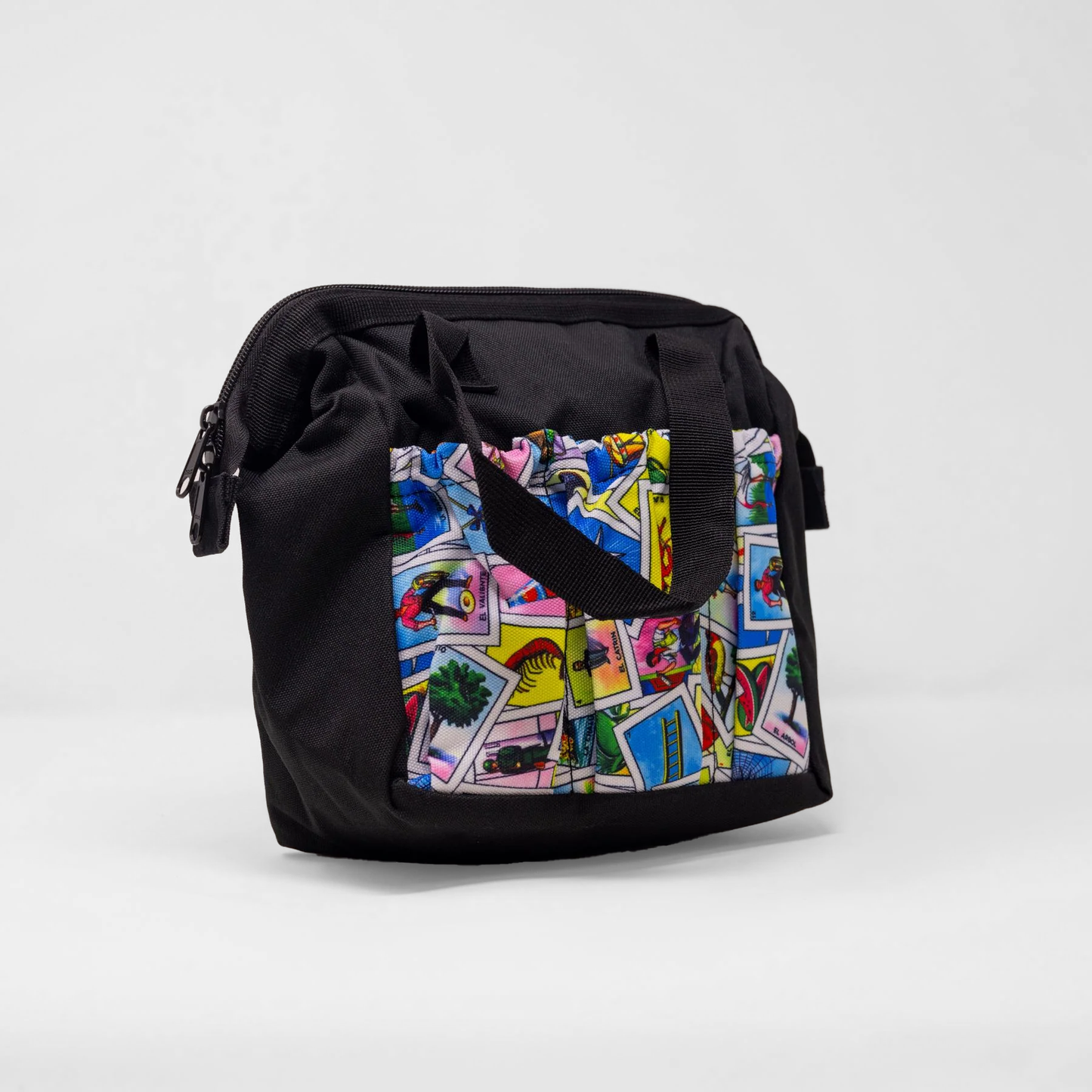 6 Pocket Loteria Cloth Bag - Black | Bags | Bingo Pro Shop