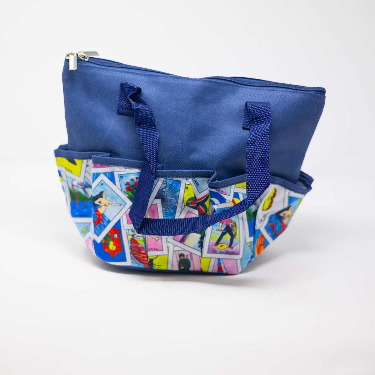 10 Pocket Loteria Cloth Bag - Dark Blue | Bags | Bingo Pro Shop