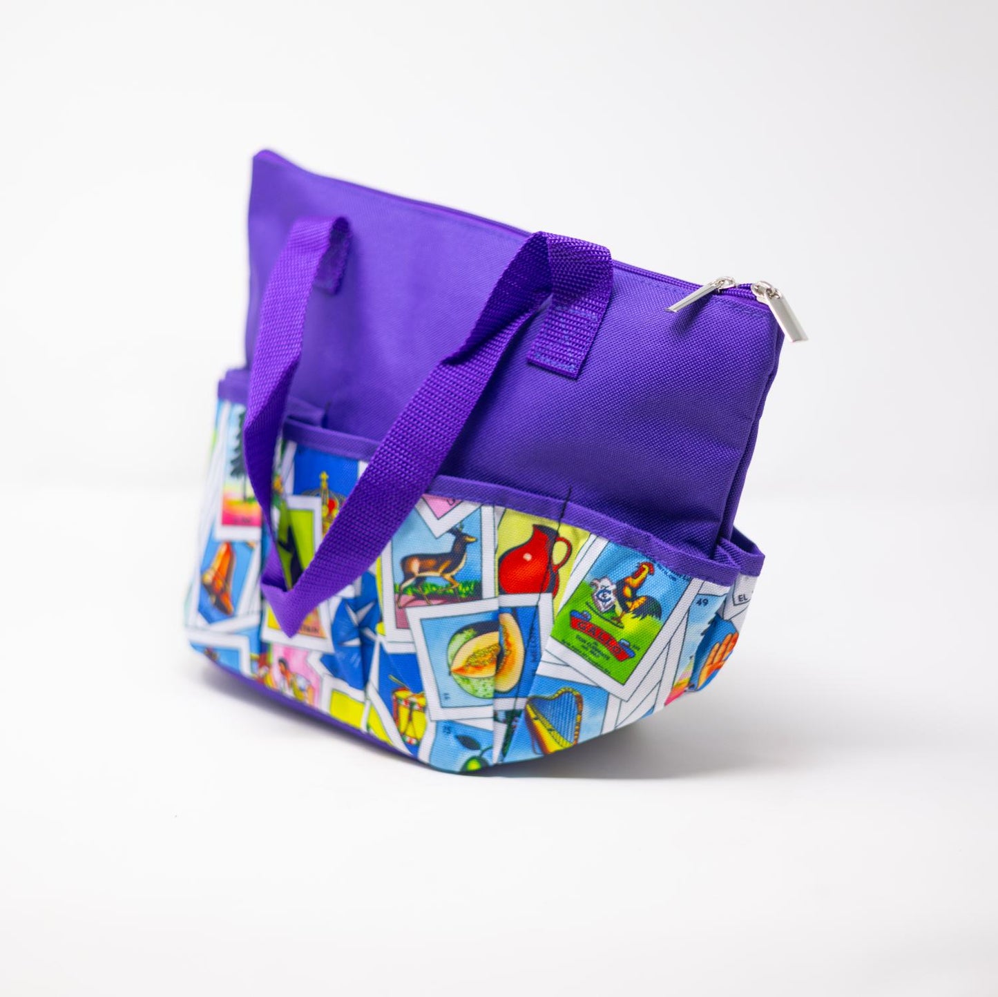 10 Pocket Loteria Cloth Bag - Purple | Bags | Bingo Pro Shop