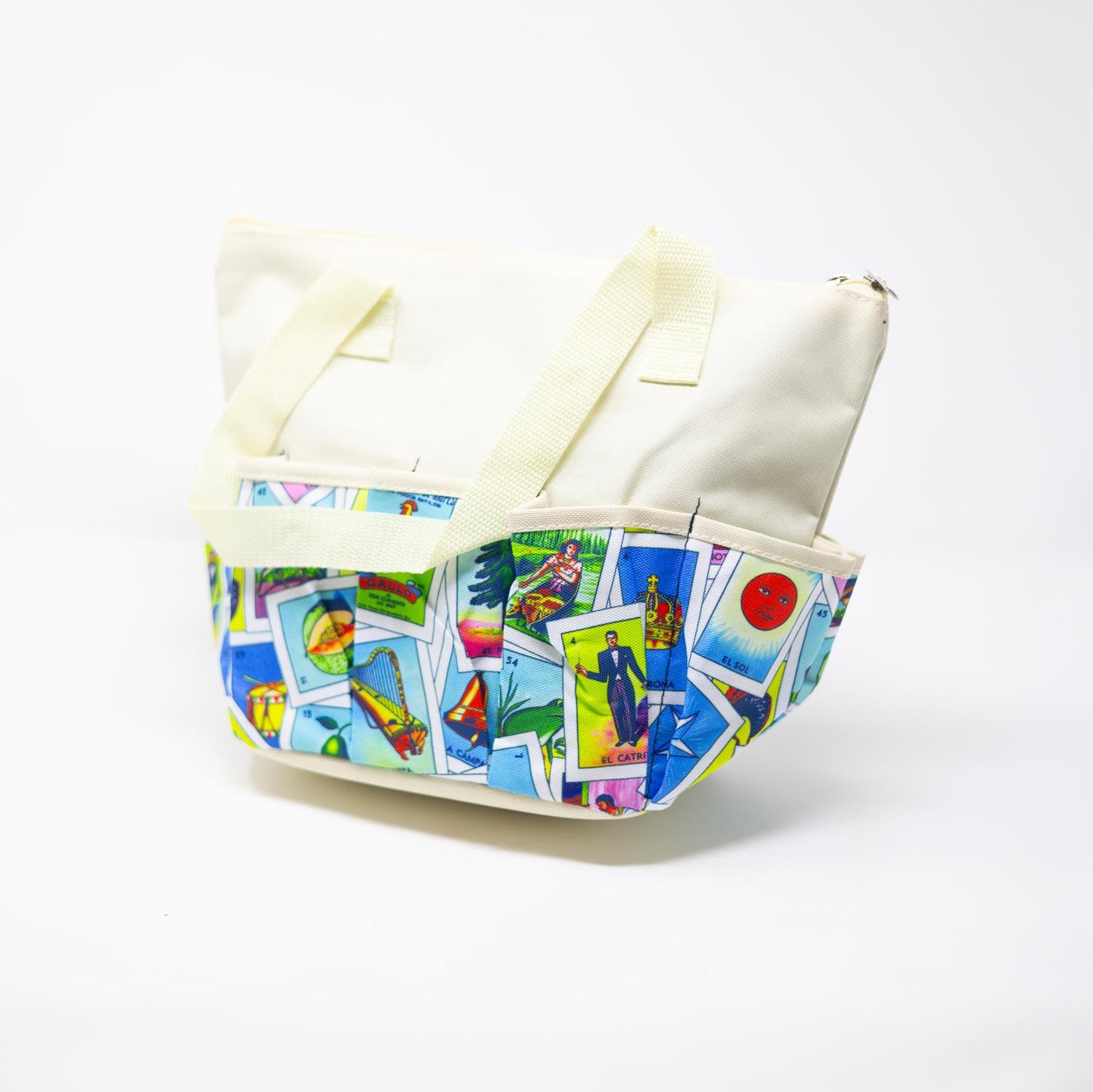 10 Pocket Loteria Cloth Bag - Beige | Bags | Bingo Pro Shop