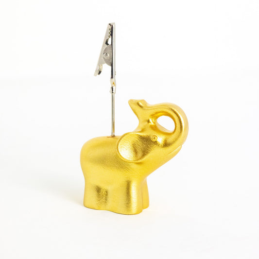Ticket Holder - Gold Elephant | Materials | Bingo Pro Shop