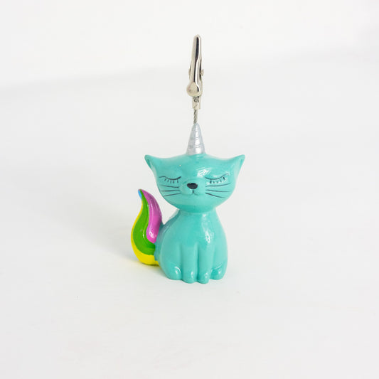 Ticket Holder - Blue Cat with Rainbow Tail | Materials | Bingo Pro Shop