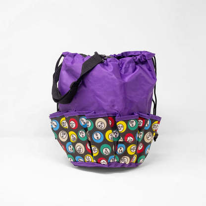 10 Pocket Drawstring Bag - Purple| Bags | Bingo Pro Shop