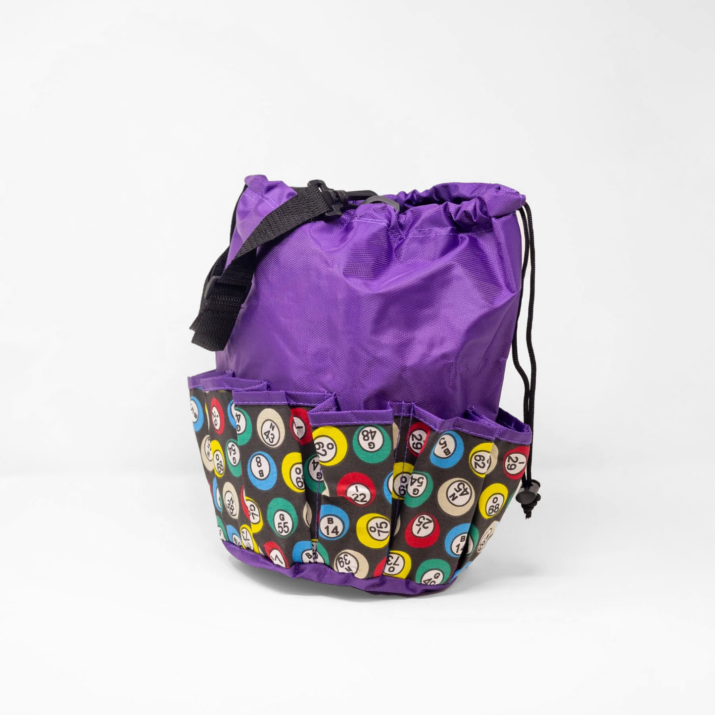 10 Pocket Drawstring Bag - Purple| Bags | Bingo Pro Shop