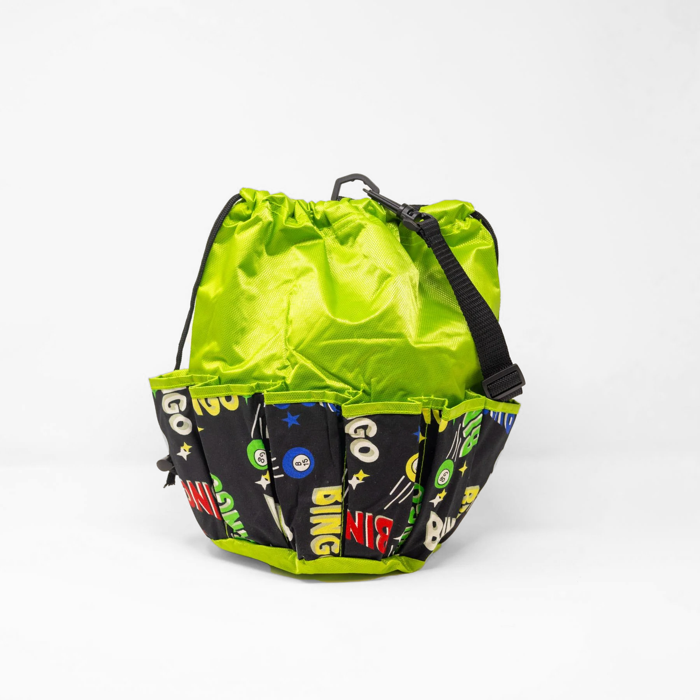 10 Pocket Drawstring - Lime | Bags | Bingo Pro Shop