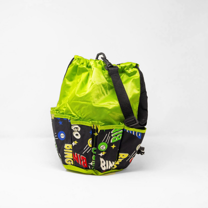 10 Pocket Drawstring - Lime | Bags | Bingo Pro Shop