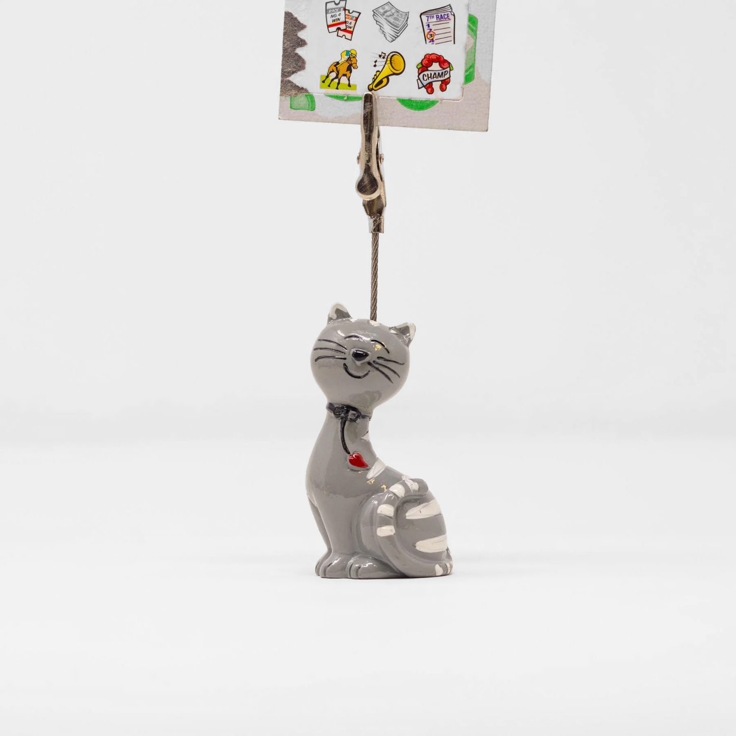 Ticket Holder - Sweet Gray Cat | Materials | Bingo Pro Shop