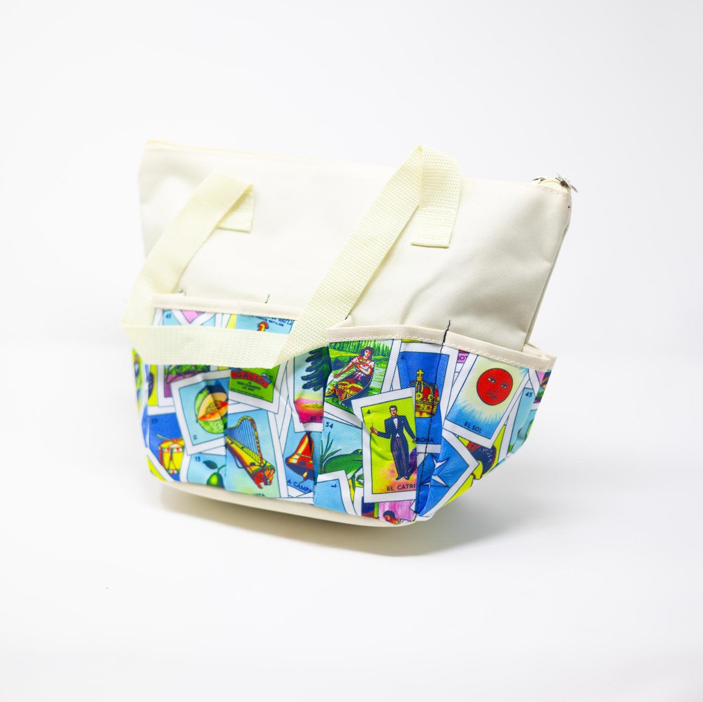 10 Pocket Lotteria Cloth Bag - Beige | Bags | Bingo Pro Shop