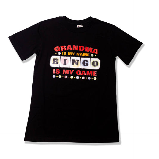Bingo Graphic T-Shirt | Grandma Is My Name Bingo Is My Game