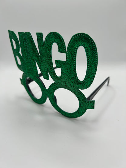Glitter BINGO glasses