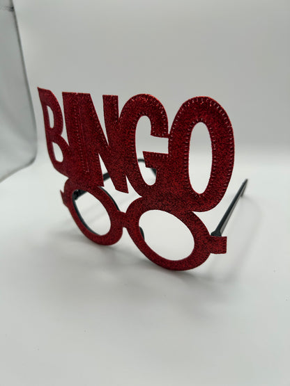 Glitter BINGO glasses