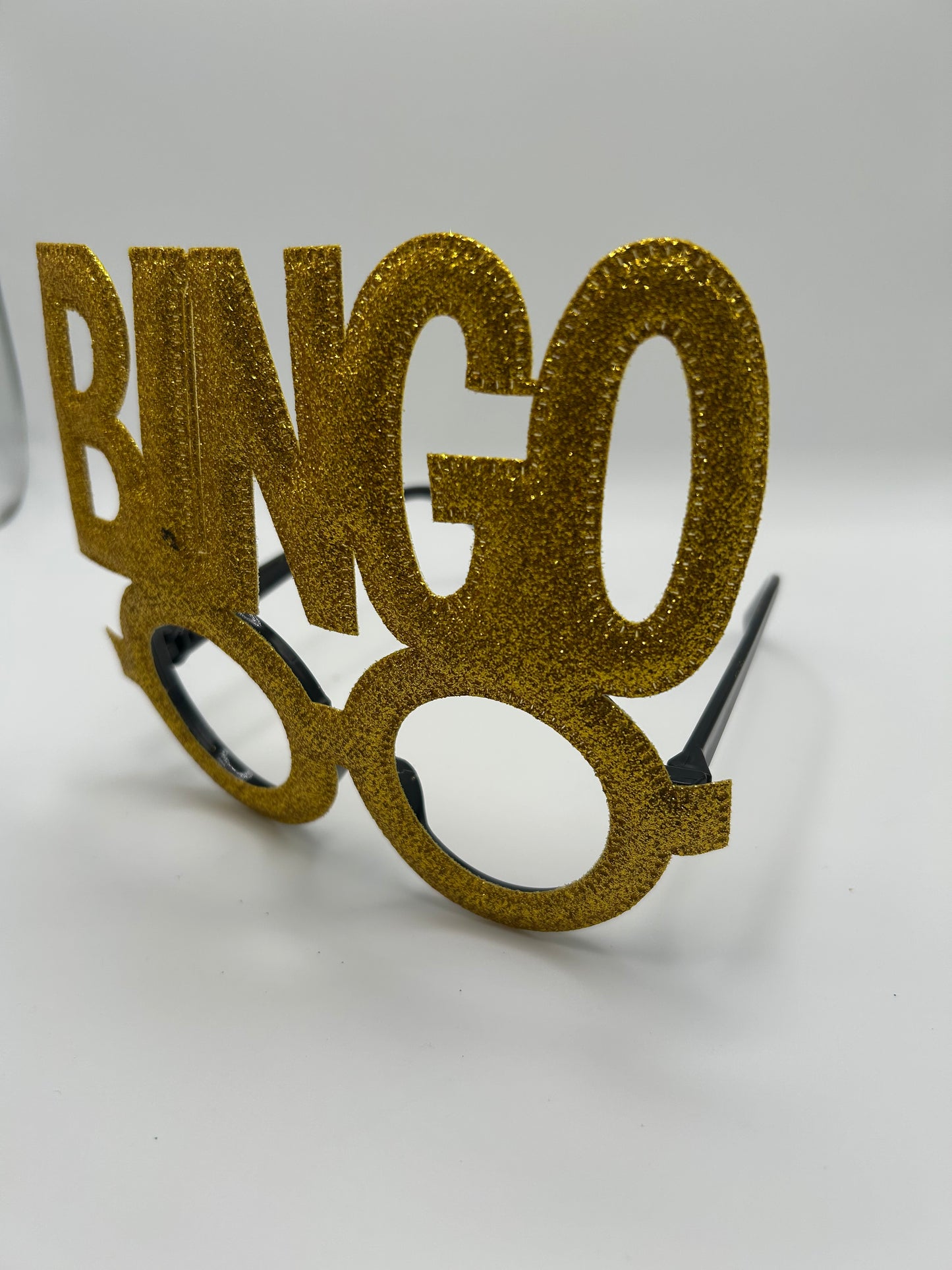 Glitter BINGO glasses