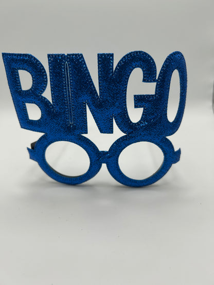 Glitter BINGO glasses