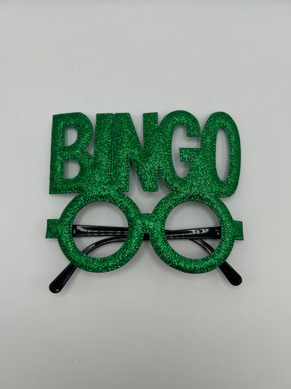 Glitter BINGO glasses